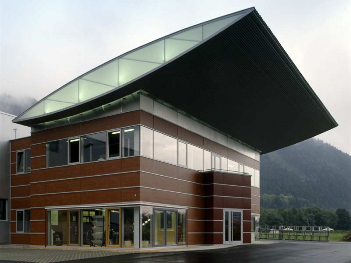 Firmengebäude in Vomp, Architekturbüro Paul Pilz
