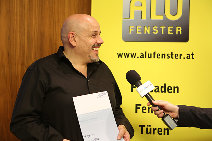 Bernhard Marte (Gewinner des Aluminium-Architektur-Preis 2012 der Gemeinschaftsmarke ALU-FENSTER)