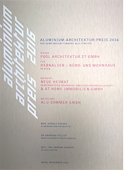  AFI | Urkunde aus Aluminium . Design von Rudolf Fuchs