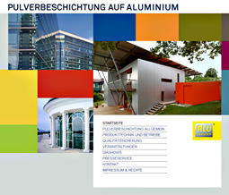 Webseite Pulverbeschichtung, © www.alufenster.at