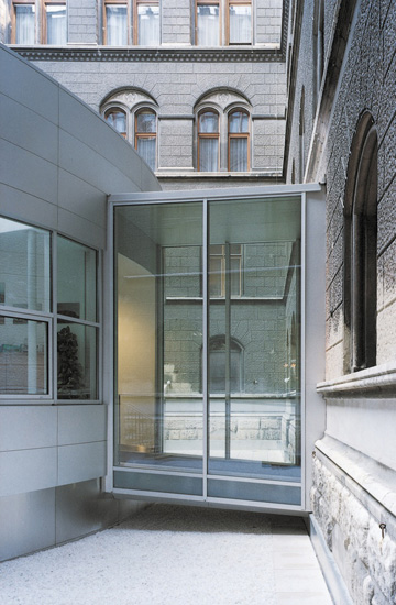 Bürogebäude im Rathaus in Wien . Architekt Oliver Kaufmann