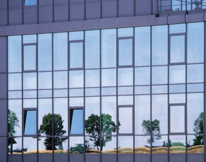 Bürogebäude, Alu-Glas-Fassade