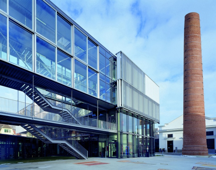 Campus der Donau-Universität in Krems (NÖ) . Architekt Dietmar Feichtinger