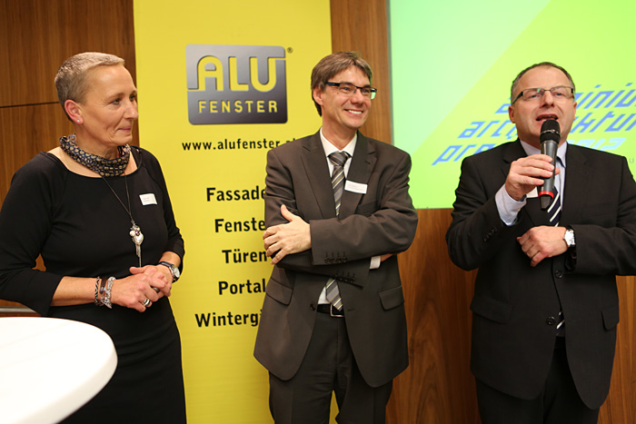Gisela Gary (Moderatorin), Harald Greger (AFI-Geschäftsführer) und Andreas Renner (AFI-Obmann)