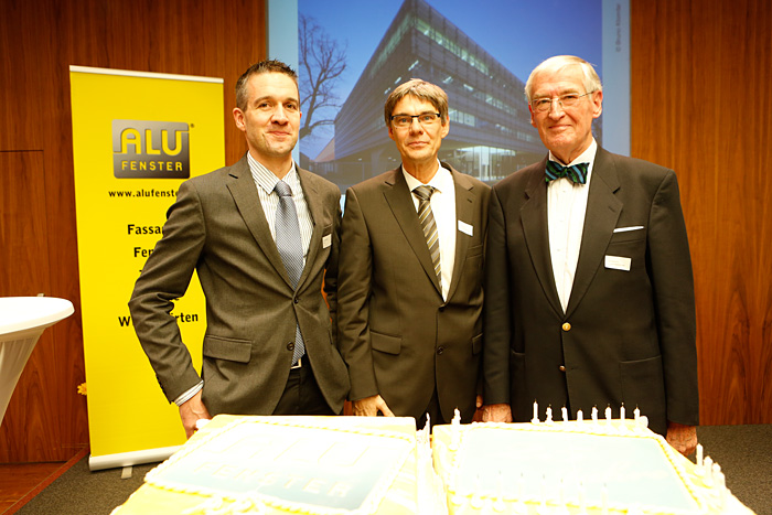 Karlheinz Rink (AMFT-Geschäftsführer), Harald Greger (AFI-Geschäftsführer) und Ewald Keintzel (ehem. technischer Konsulent)